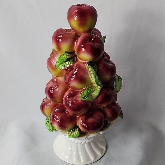 Vintage 1960's Ardco Japan Glazed Ceramic Fruit Topiary - Picture 1 of 11